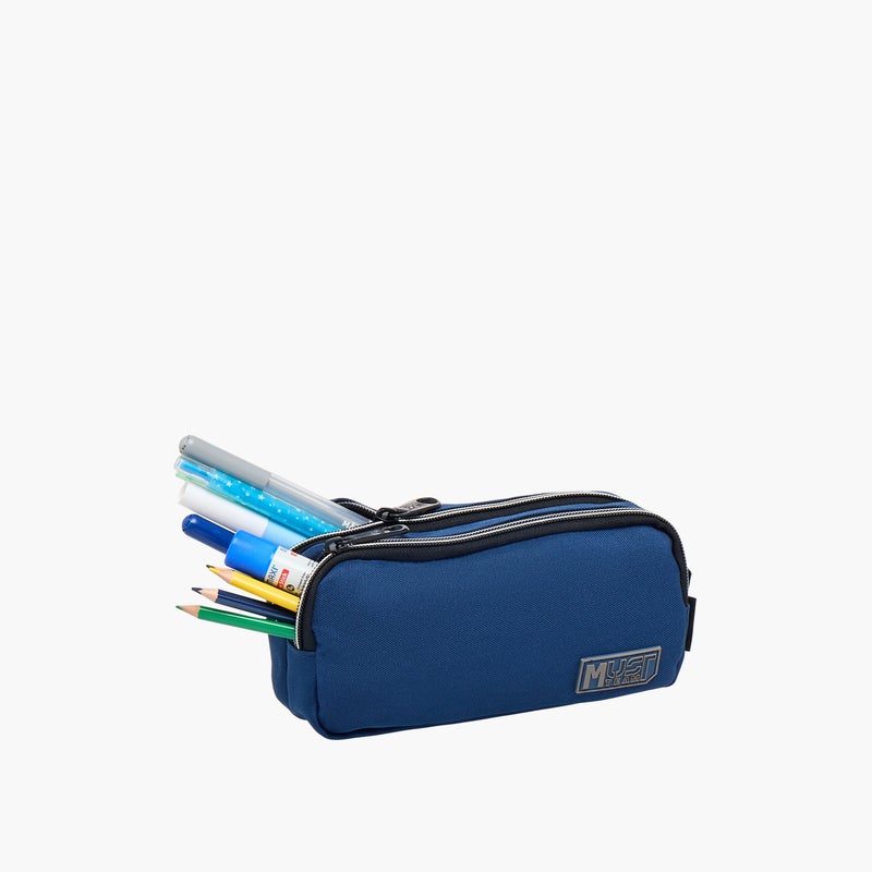 Must Solid Blue Pencil Pouch for Kids - Image 5